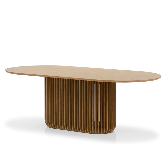 Arvena 2.2m Oval Dining Table - Natural