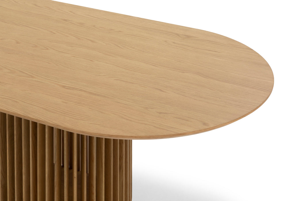 Arvena 2.2m Oval Dining Table - Natural
