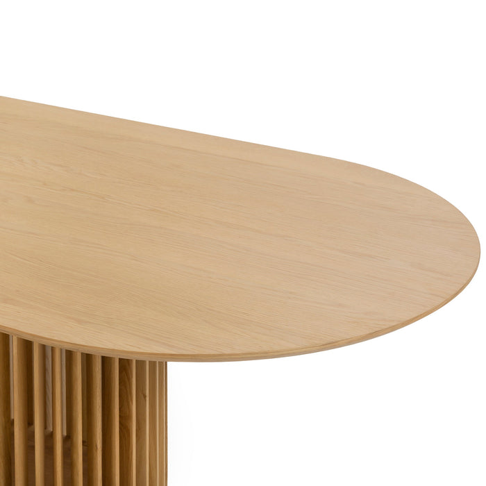 Arvena 2.8m Oval Dining Table - Natural