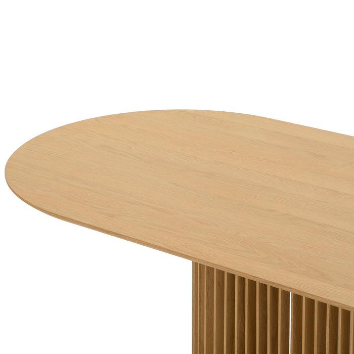 Arvena 2.8m Oval Dining Table - Natural