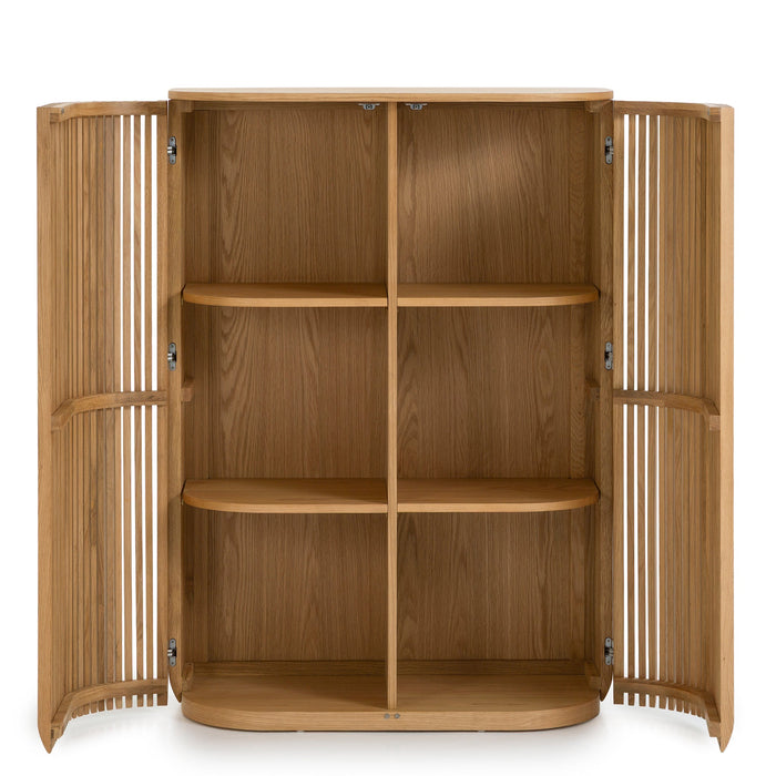 Arvena 1.35m (H) High Board Unit - Natural