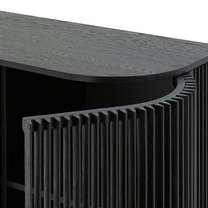 Arvena 95cm Sideboard Unit - Black Stain
