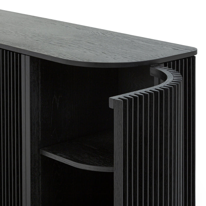 Arvena 1.73m Sideboard Unit - Black Stain