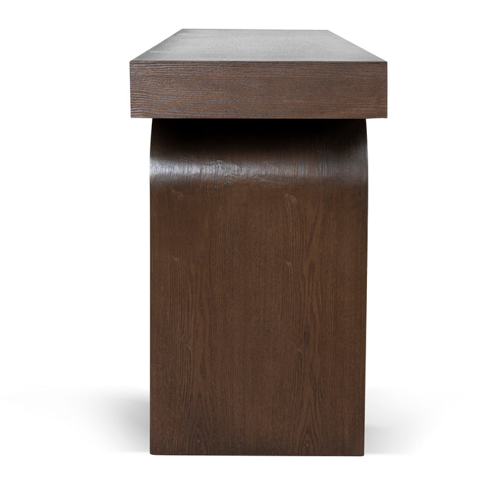 Junon 1.9m New Elm Console Table - Walnut
