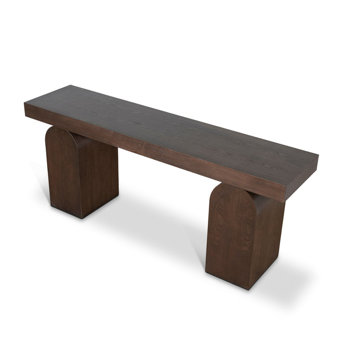 Junon 1.9m New Elm Console Table - Walnut