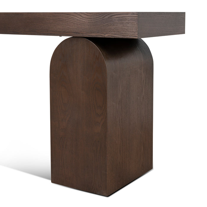 Junon 1.9m New Elm Console Table - Walnut