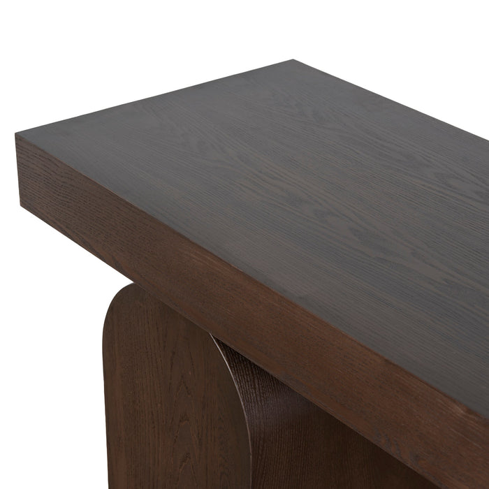 Junon 1.9m New Elm Console Table - Walnut