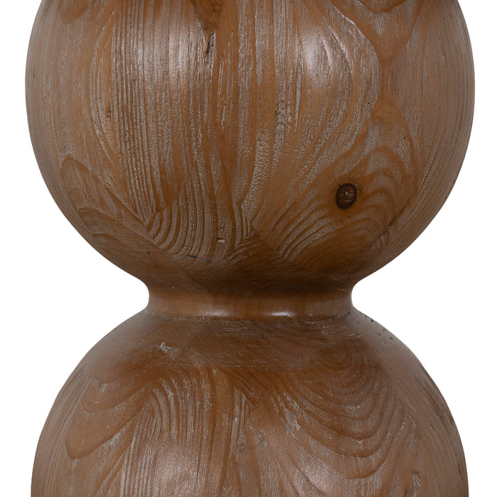 Orlun 1.2m Round Elm Dining Table - Natural