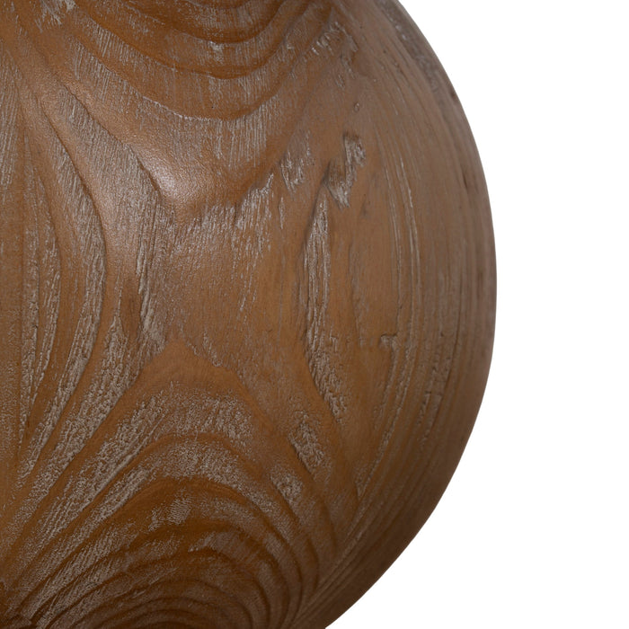 Orlun 1.2m Round Elm Dining Table - Natural
