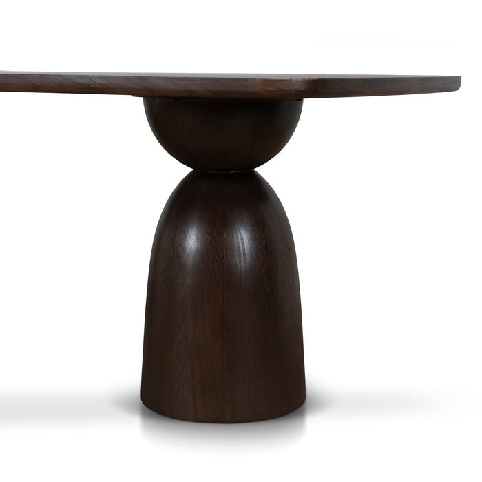 Tavolo 2.2m Elm Dining Table - Walnut