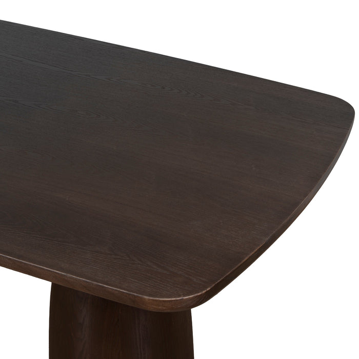 Tavolo 2.2m Elm Dining Table - Walnut