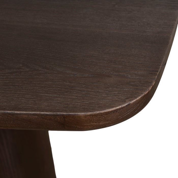 Tavolo 2.2m Elm Dining Table - Walnut