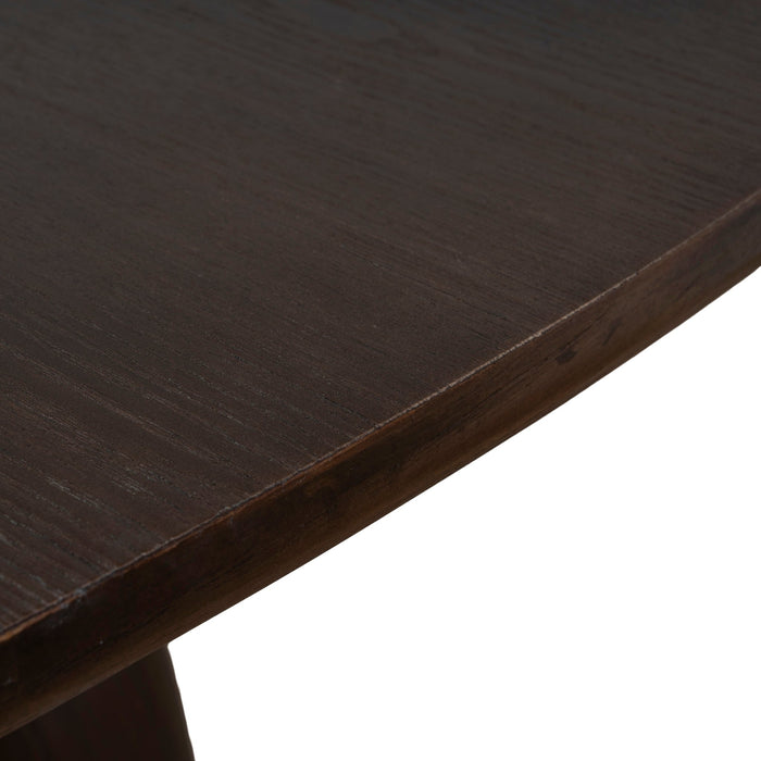 Tavolo 2.2m Elm Dining Table - Walnut