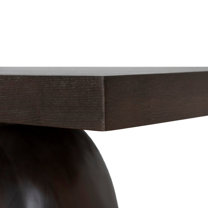 Orila 1.6m Elm Console Table - Walnut