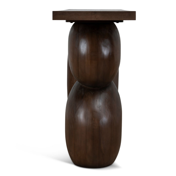 Orila 1.6m Elm Console Table - Walnut