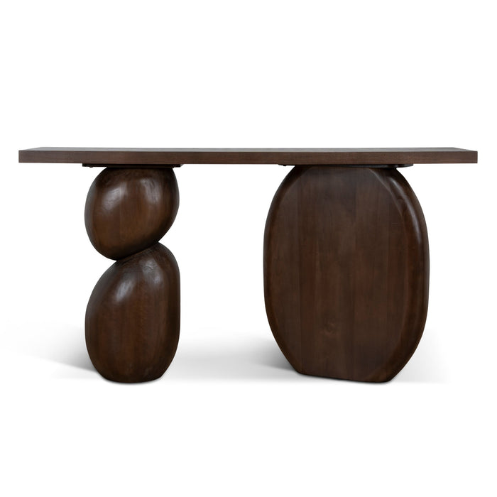Orila 1.6m Elm Console Table - Walnut