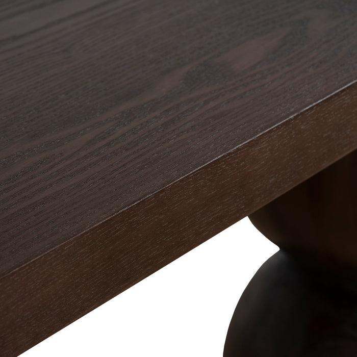 Orila 1.6m Elm Console Table - Walnut