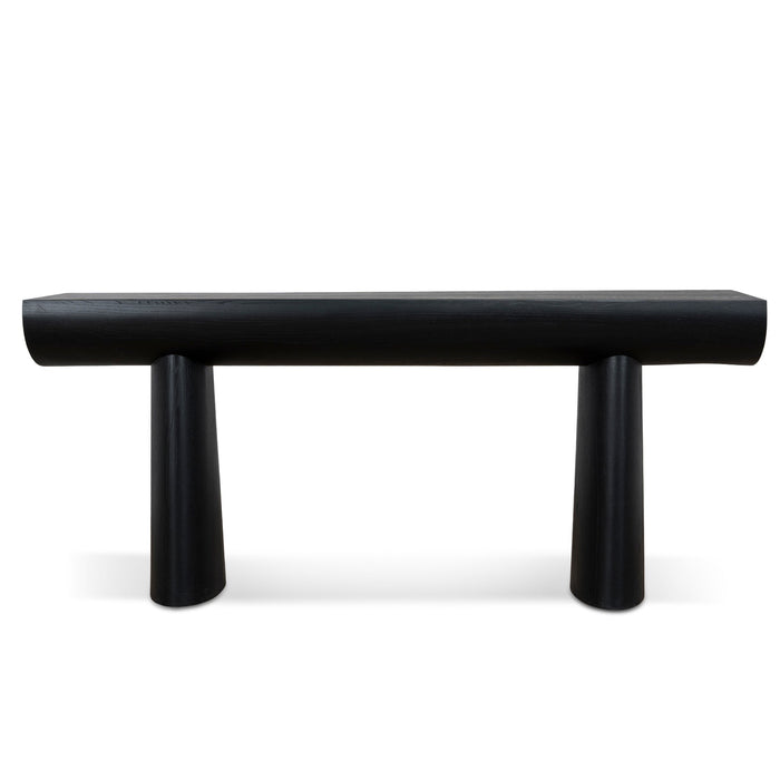 Bento 1.8m Elm Console Table - Full Black