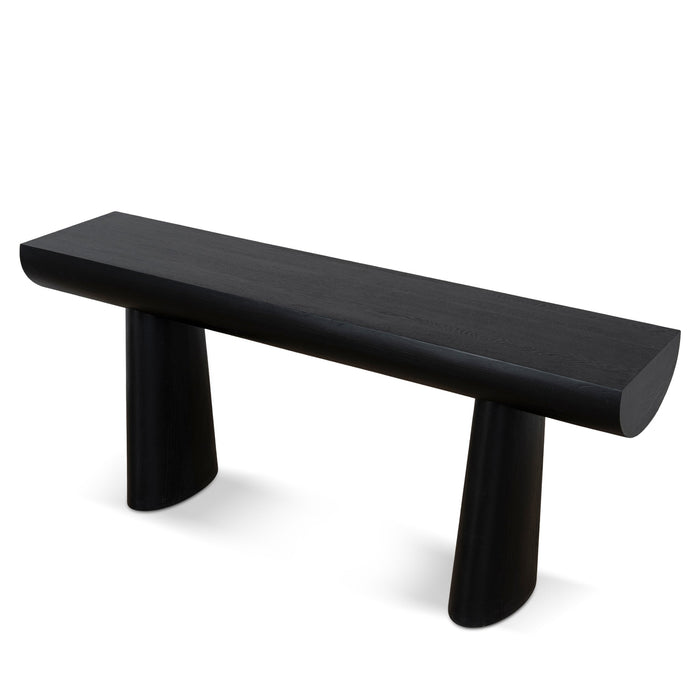 Bento 1.8m Elm Console Table - Full Black
