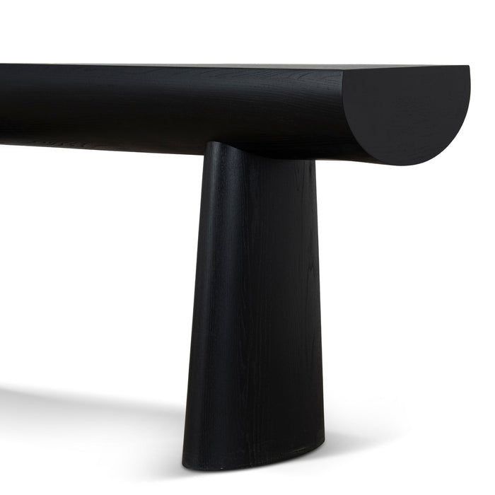 Bento 1.8m Elm Console Table - Full Black