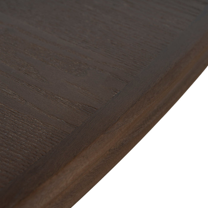 Auralin 2.4m Elm Dining Table - Walnut