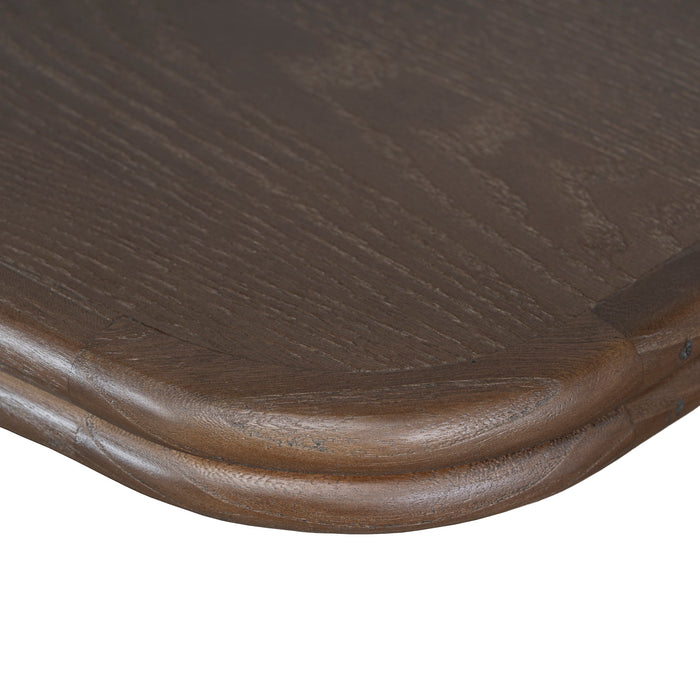 Auralin 2.4m Elm Dining Table - Walnut