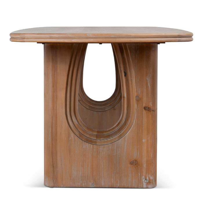 Auralin 1.8m Elm Dining Table - Natural