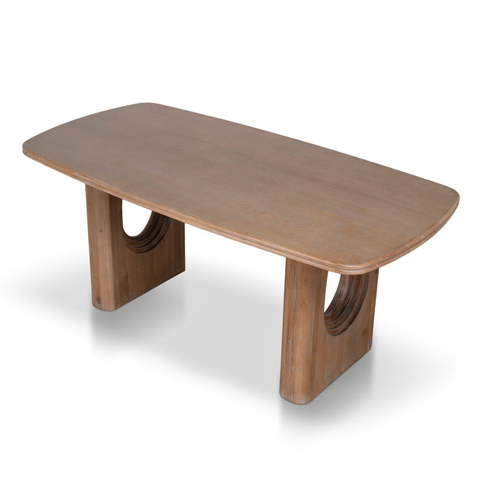 Auralin 1.8m Elm Dining Table - Natural