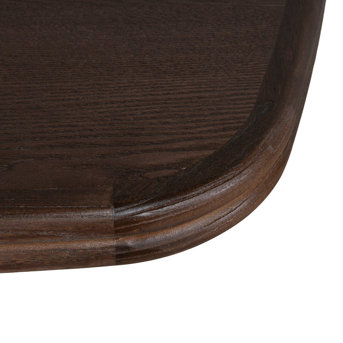Auralin 1.8m Elm Dining Table - Walnut