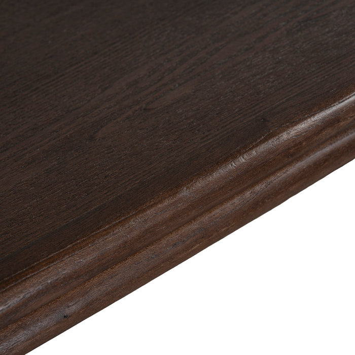 Auralin 1.8m Elm Dining Table - Walnut