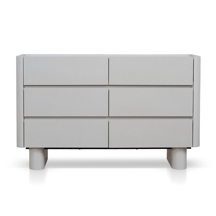 Rilano 1.2m Chest of Drawer - Warm Grey