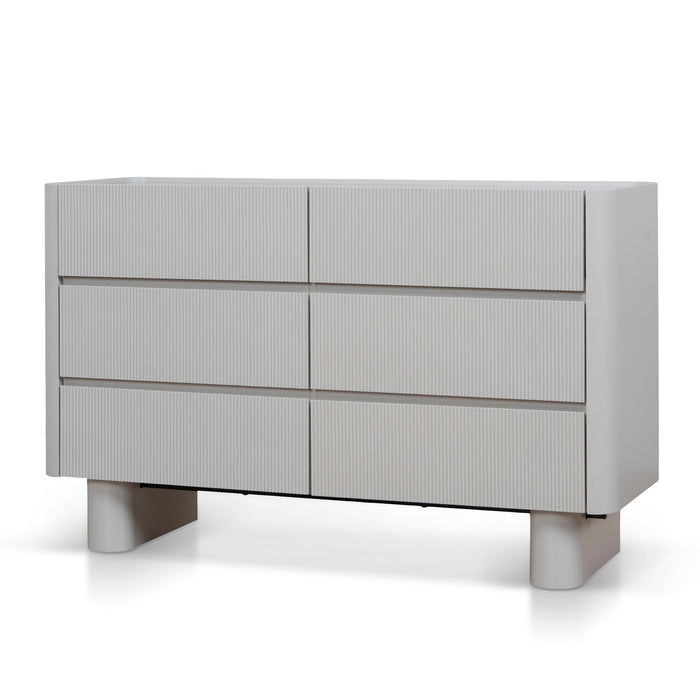 Rilano 1.2m Chest of Drawer - Warm Grey