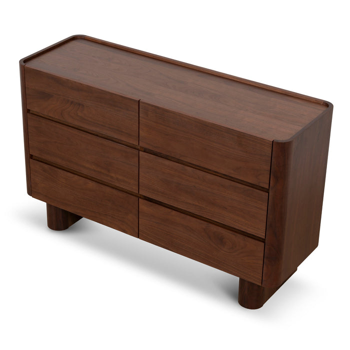Rilano 1.2m Chest of Drawer - Walnut