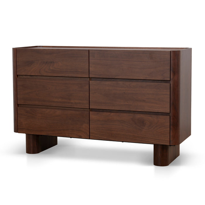 Rilano 1.2m Chest of Drawer - Walnut