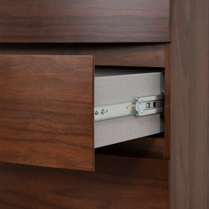 Dorit Tallboy Drawer Chest - Walnut
