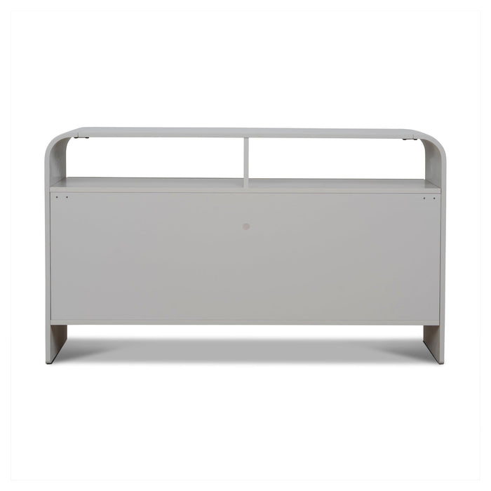 Chroma 1.2m Buffet Unit - Warm Grey