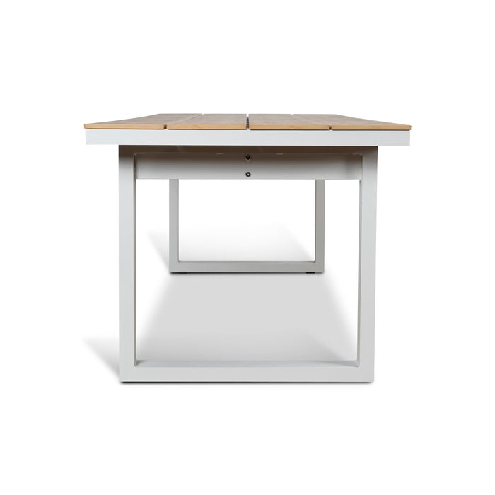 Monderra 2.3m Sand White Outdoor Dining Table - Natural