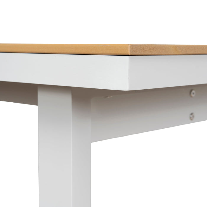 Monderra 2.3m Sand White Outdoor Dining Table - Natural