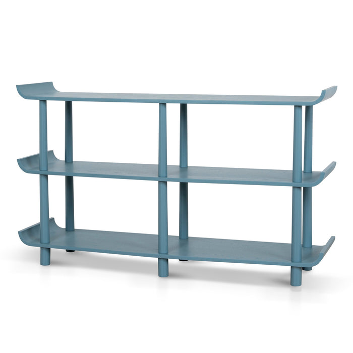 Payton Wooden Shelving Unit - Light Blue