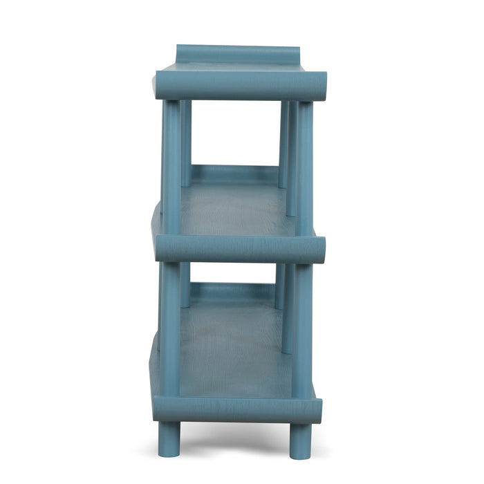 Payton Wooden Shelving Unit - Light Blue