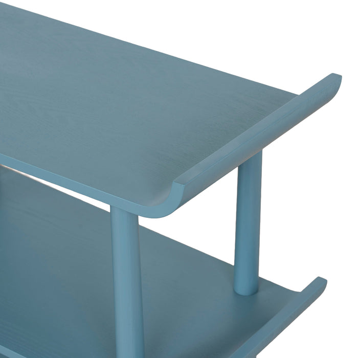 Payton Wooden Shelving Unit - Light Blue