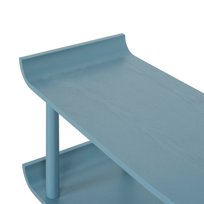 Payton Wooden Shelving Unit - Light Blue