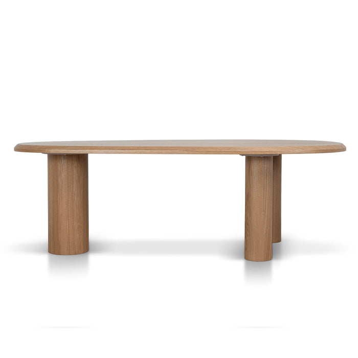 Olanta 2.3m Oval Dining Table - Natural