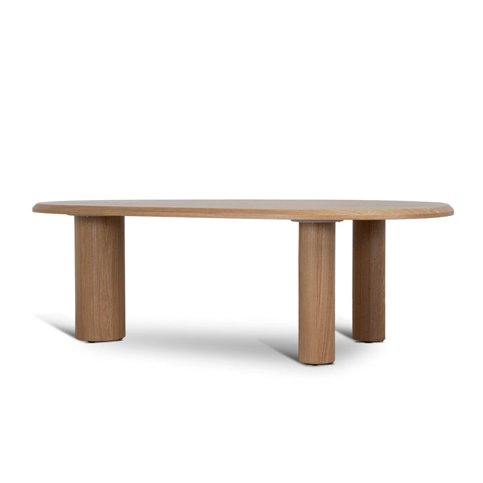 Olanta 2.3m Oval Dining Table - Natural