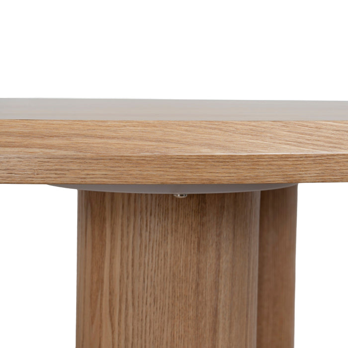 Olanta 2.3m Oval Dining Table - Natural