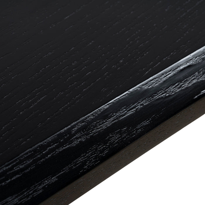 Olanta 2.1m Oval Dining Table - Full Black
