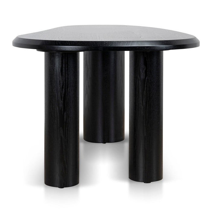 Olanta 2.1m Oval Dining Table - Full Black