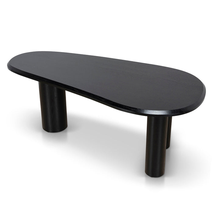 Olanta 2.1m Oval Dining Table - Full Black