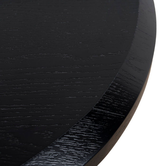 Olanta 2.1m Oval Dining Table - Full Black