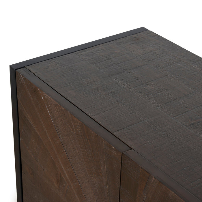 Adaline 1.8m Wooden Buffet Unit - Walnut